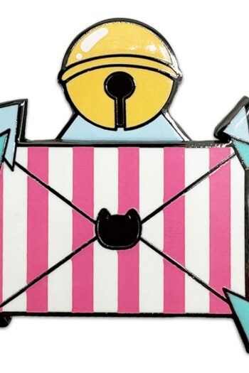 Bee and PuppyCat Bobble Pin Badge Letter 5 cm