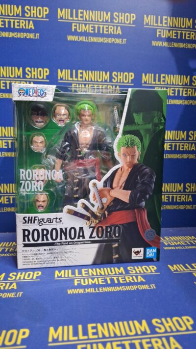 S.H. Figuarts One Piece - Roronoa Zoro - Onigashima Invasion - by Bandai - immagine 9