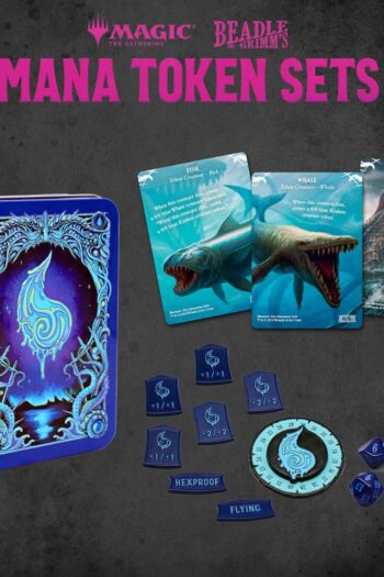 Magic the Gathering Dice and Token Pack Blue Mana