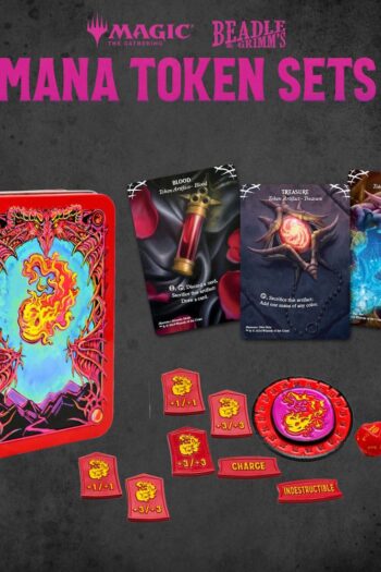 Magic the Gathering Dice and Token Pack Red Mana