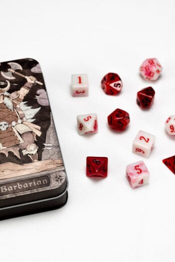 Character Class Classic RPG Dice Set Barbarian (13)