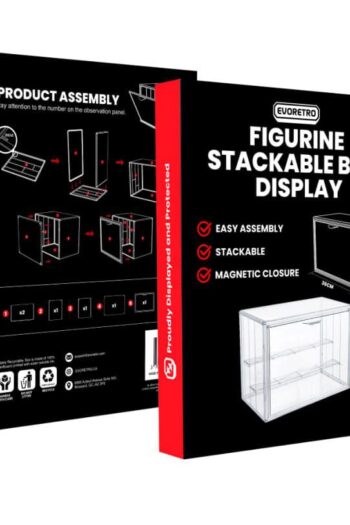 Evoretro Figure Display Box Stackable