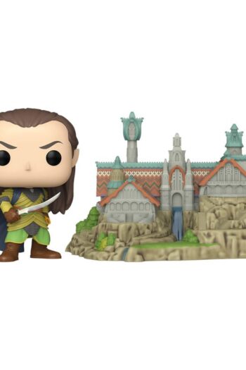 The Lord of the Rings POP! Town Vinyl Figure Elrond & Rivendell 9 cm