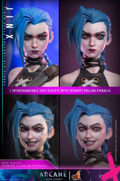 Arcane Action Figure 1/6 Jinx 27 cm by Hot Toys - immagine 9