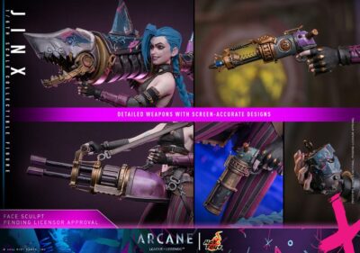 Arcane Action Figure 1/6 Jinx 27 cm by Hot Toys - immagine 10