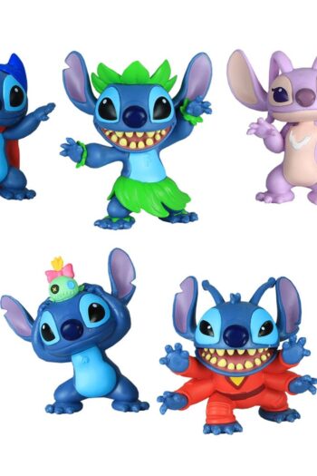 Lilo & Stitch Mini Figure 5-Pack Stitch Collectible Figure Set 7 cm