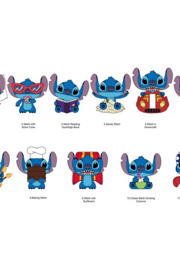 Lilo & Stitch 3D PVC Bag Clips Series 7 Display (24)