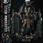 The Alien vs. Predator Museum Masterline Series Statue 1/3 Scar Predator Deluxe Bonus Version 93 cm