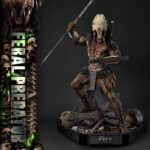 Prey (Movie) Museum Masterline Series Statue 1/3 Feral Predator Deluxe Bonus Version 89 cm