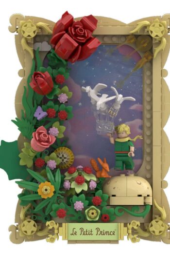 The Little Prince Construction Set Rose 23 cm