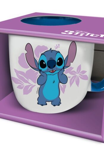 Lilo & Stitch Mug Stitch pink Flowers 385 ml