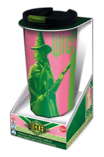 Wicked Stainless Steel travel tumbler Elphaba & Glinda
