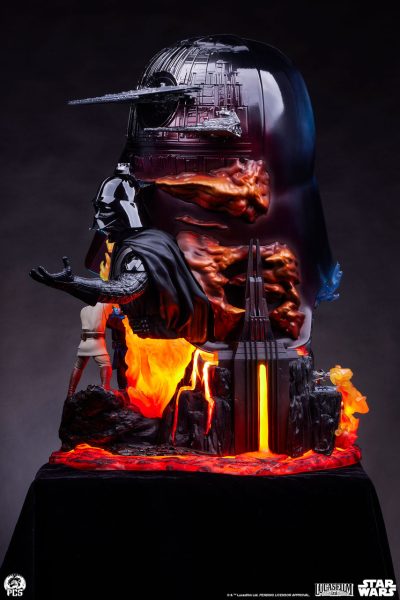Darth Vader Star Wars Fine Art Bust 1/1 Statua PCS by Premium Collectibles Studio - immagine 12