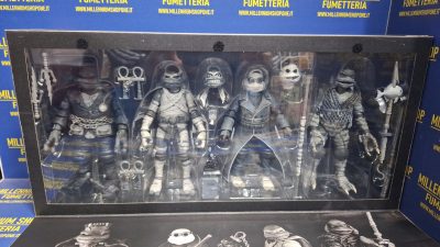 Universal Monsters x Teenage Mutant Ninja Turtles Action Figures 4-Pack Turtles Black & White 18 cm by Neca - immagine 4