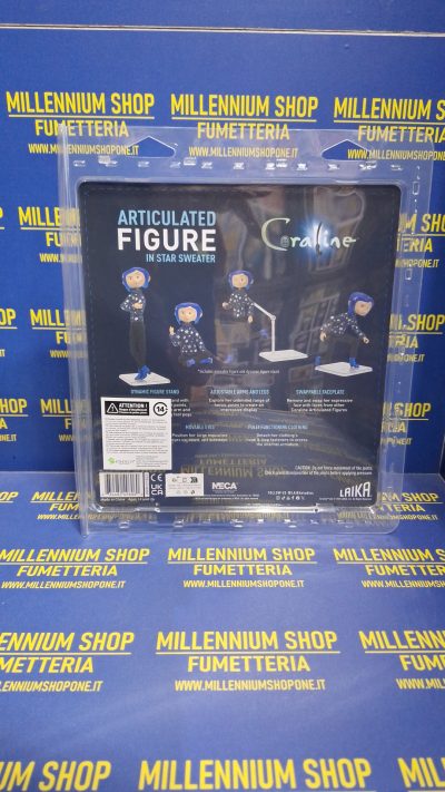 Coraline Articulated Figure in Star Sweater Neil Gaiman 18 cm by Neca - immagine 9
