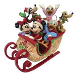6016883 Mickey & Friends Sled Christmas Disney by Enesco