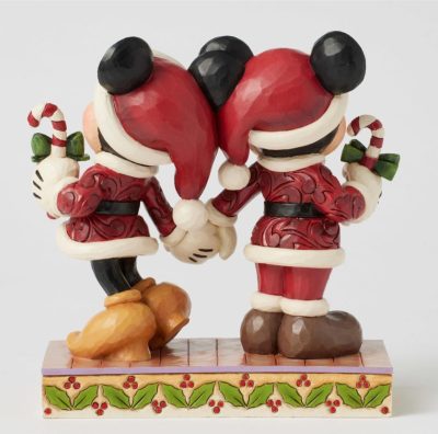 6016882 Mickey & Minnie Candy Canes Christmas Disney by Enesco - immagine 5
