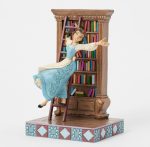 6016894 Belle with Bookshelf Beauty and Beast Disney by Enesco - immagine 2