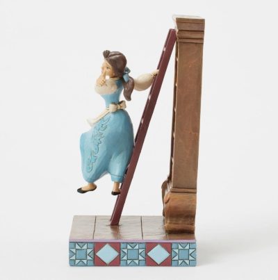 6016894 Belle with Bookshelf Beauty and Beast Disney by Enesco - immagine 4