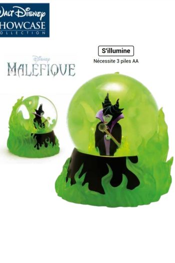 6016308 Maleficent Light Up Globe Water Ball Disney by Enesco