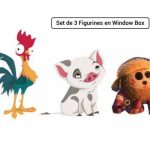 6017368  Moana 3pc Mini Set Oceania Vaiana Disney by Enesco