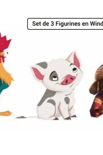 6017368  Moana 3pc Mini Set Oceania Vaiana Disney by Enesco