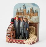 6016707 Harry Potter Trio Castle Hogwarts Jim Shore by Enesco - immagine 2