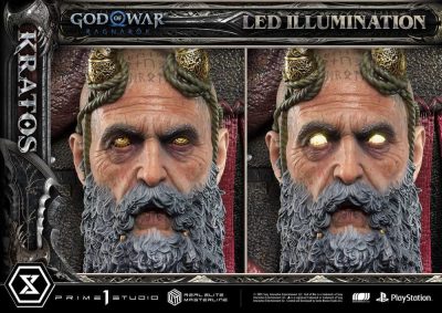 God of War: Ragnarok Real Elite Masterline Series Statue 1/3 Kratos Normal Ultimate Version 95 cm by Prime 1 - immagine 7