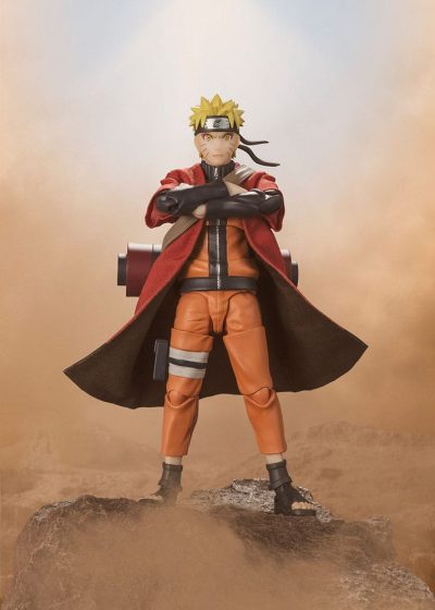 Naruto Shippuden S.H. Figuarts Action Figure Naruto Uzumaki (Sage Mode) - Savior of Konoha 15 cm by Bandai - immagine 2