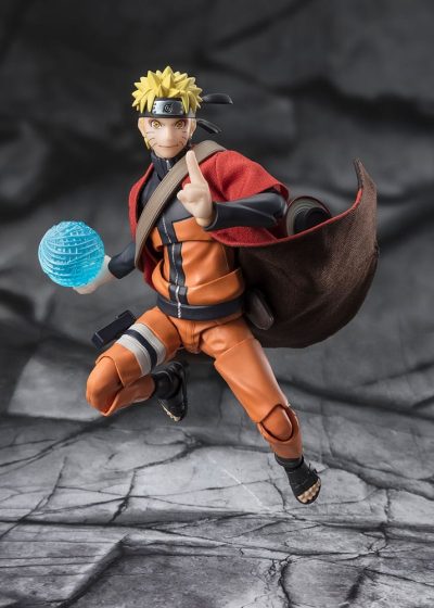 Naruto Shippuden S.H. Figuarts Action Figure Naruto Uzumaki (Sage Mode) - Savior of Konoha 15 cm by Bandai - immagine 3