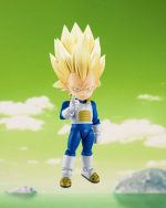 Dragon Ball S.H.Figuarts Action Figure Super Saiyan 3 Vegeta (mini) Daima 8 cm by Bandai - immagine 2