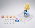 Dragon Ball S.H.Figuarts Action Figure Super Saiyan 3 Vegeta (mini) Daima 8 cm by Bandai - immagine 7