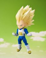 Dragon Ball S.H.Figuarts Action Figure Super Saiyan 3 Vegeta (mini) Daima 8 cm by Bandai
