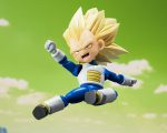 Dragon Ball S.H.Figuarts Action Figure Super Saiyan 3 Vegeta (mini) Daima 8 cm by Bandai - immagine 5