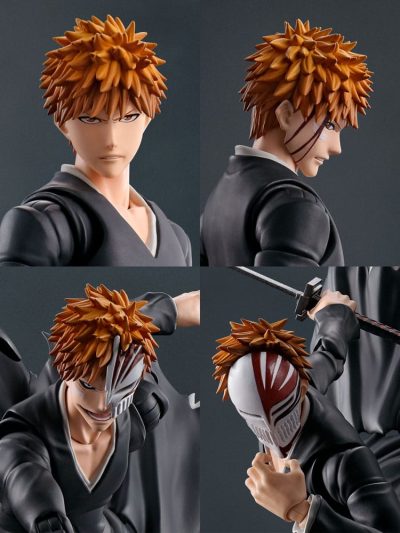 Bleach S.H. Figuarts Action Figure Ichigo Kurosaki Getsugatensho 16 cm by Bandai - immagine 4