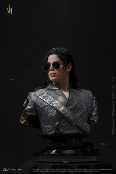 Michael Jackson Life-Size Bust 1/1 Dangerous Tour 78 cm Statua 1/1 by Damtoys - immagine 7