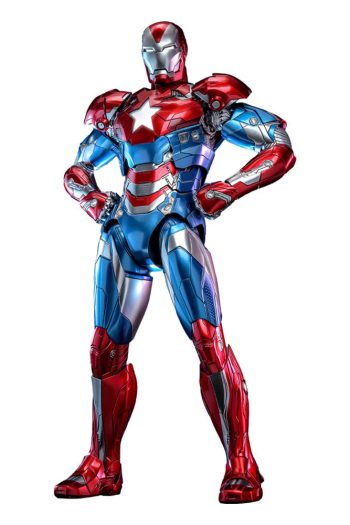 Marvel Comic Diecast Masterpiece Action Figure 1/6 Iron Patriot Hot Toys Exclusive 32 cm