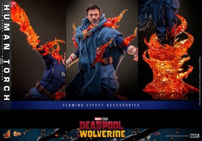 Deadpool & Wolverine Movie Masterpiece Action Figure 1/6 Human Torch 31 cm by Hot Toys - immagine 7