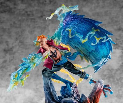One Piece P.O.P MAS Maximum PVC Statue Marco the Phoenix Leader of 1st group of Whitebeard Pirates 32 cm by Megahouse - immagine 5