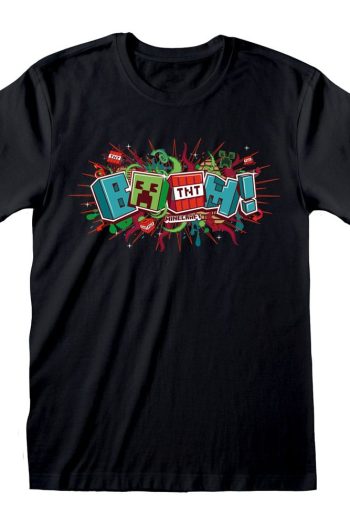 Minecraft T-Shirt Boom Size L