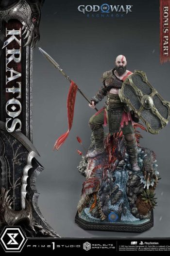 God of War: Ragnarok Real Elite Masterline Series Statue 1/3 Kratos Ultimate Bonus Version 95 cm