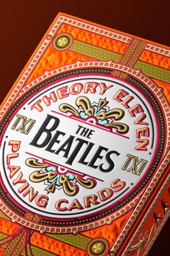 The Beatles Playing Cards Orange Version