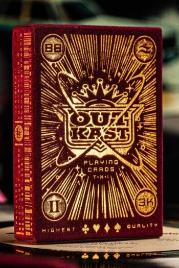 Outcast Playing Cards Red Velvet