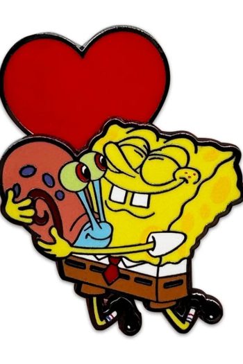 SpongeBob SquarePants Bobble Pin Badge Spongebob Heart 5 cm