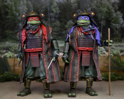 Teenage Mutant Ninja Turtles III - Movie 3 - 2 Pack Action Figures Leonardo - Michelangelo - Donatello - Raffaello by Neca - immagine 7