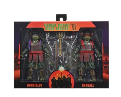 Teenage Mutant Ninja Turtles III - Movie 3 - 2 Pack Action Figures Leonardo - Michelangelo - Donatello - Raffaello by Neca - immagine 3