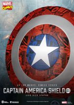 Marvel Comics Series Captain America Shield Life Size Statue - Capitan America by Beast Kingdom - immagine 6