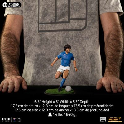 Diego Armando Maradona Napoli 1/10 Statue Official Statue D10S By Iron Studios - immagine 9