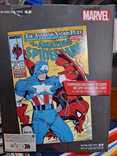 Marvel PVC Statue 1/6 Captain America (The Amazing Spider-Man #323) 28 cm by McFarlane - immagine 2