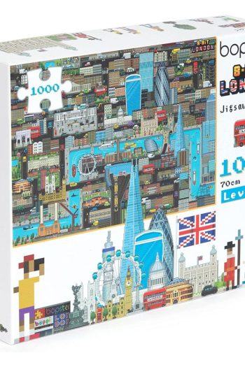 8-Bit Pixel Puzzle London Level 3 1000 Pieces